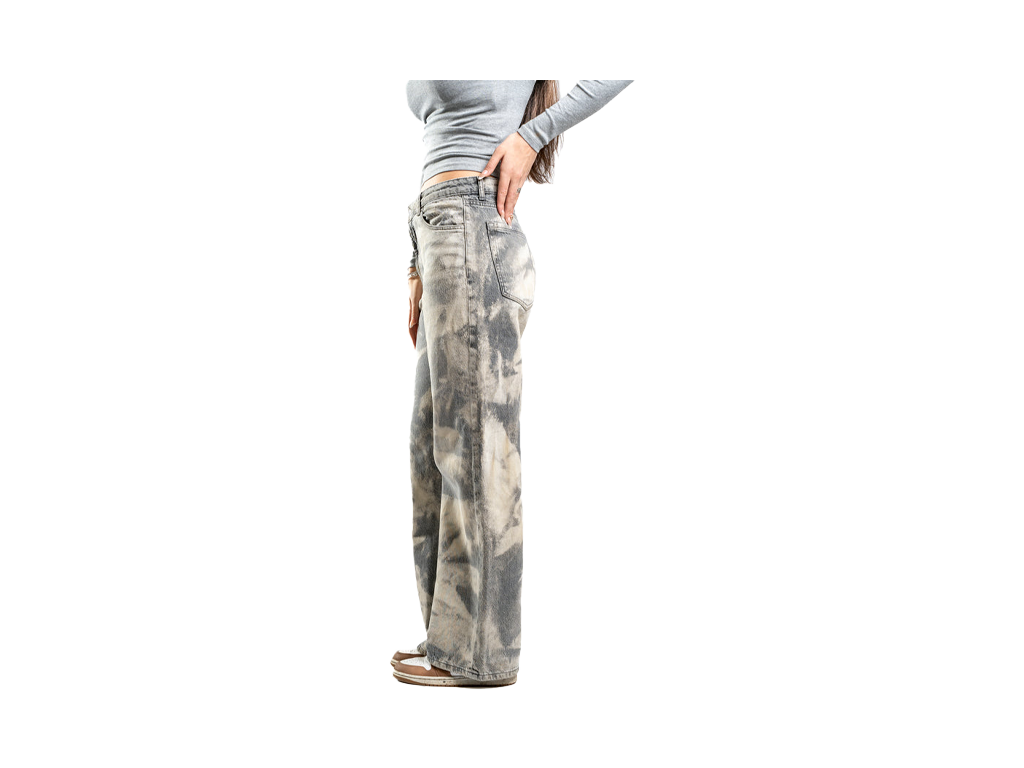 Custom Bleached Jeans WMNS-Kalhoty-Custompantsprg-pikastore.cz