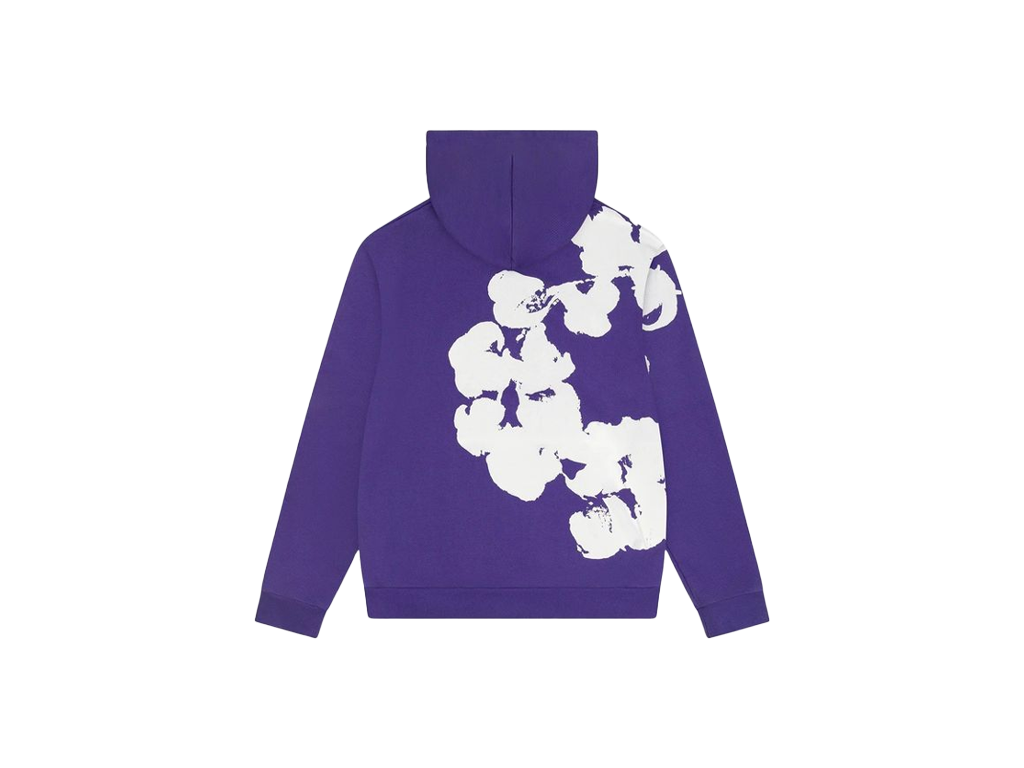 Denim Tears Big Cotton Wreath Sweatshirt Purple-Denim Tears-pikastore.cz