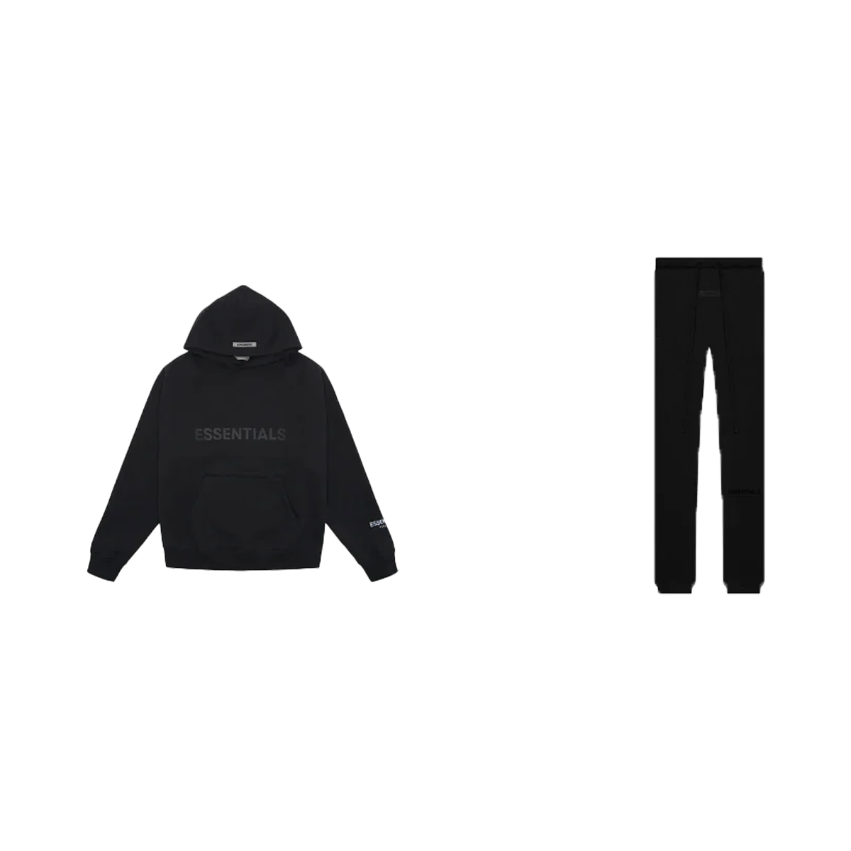 Fear of God Essentials S21 Sweatpants + S20 Hoodie Black - SET-Bundle-Fear of God-pikastore.cz