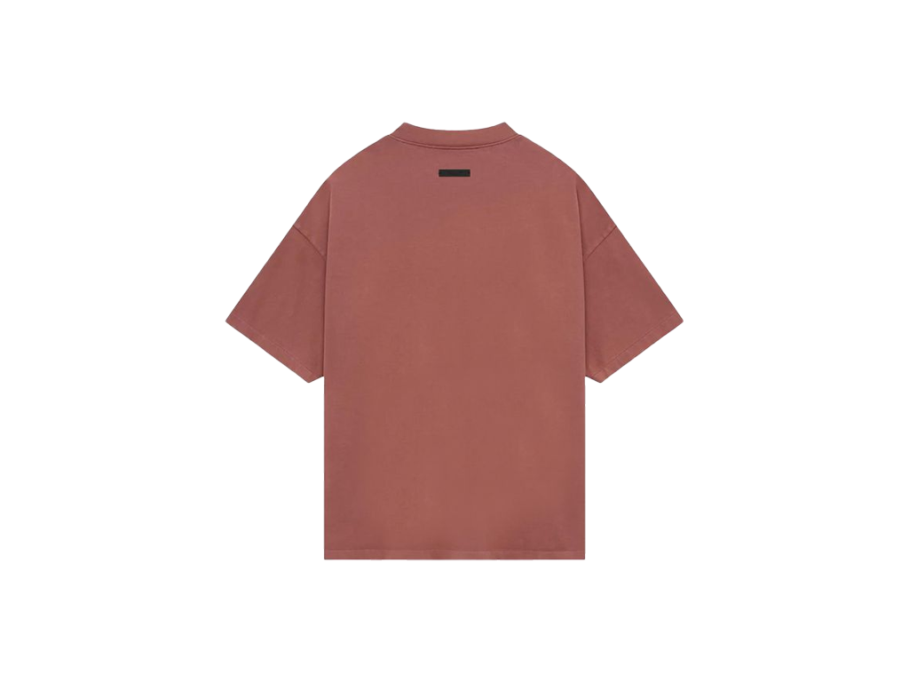 Fear of God Essentials Heavy Crewneck Tee Crimson