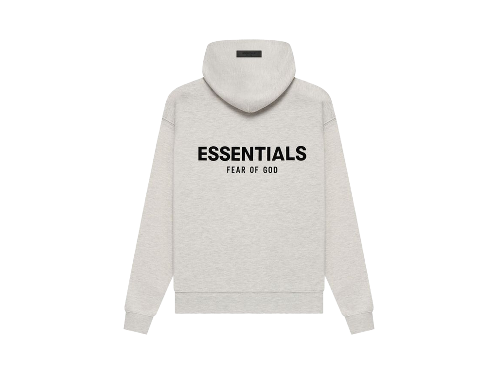 Fear of God Essentials Hoodie Light Oatmeal – mikina, bílá