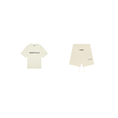 Fear of God Essentials S21 Shorts + S20 T-Shirt Buttercream - SET