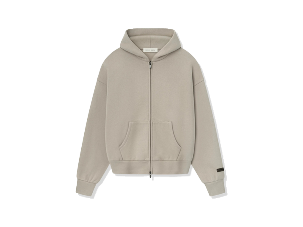 Fear of God Essentials S25 Zip-Up Hoodie Timber - PIKASTORE-Fear of God-pikastore.cz