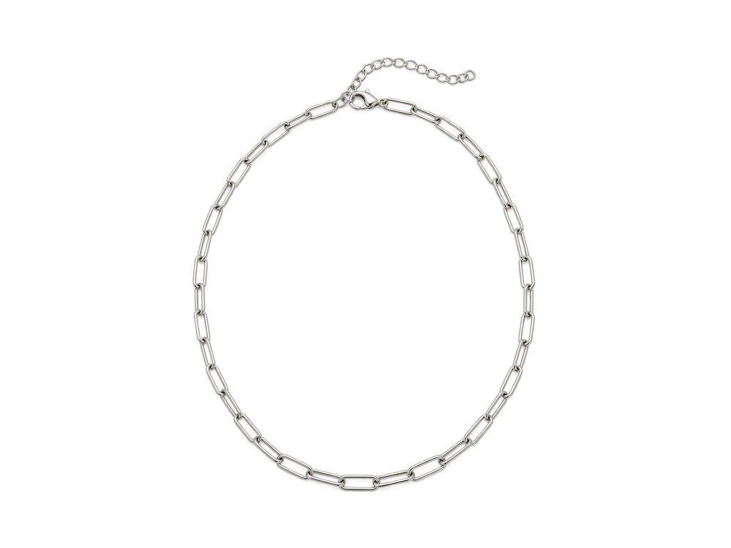 Fine Paperclip Necklace-Apparel & Accessories-pikastore.cz