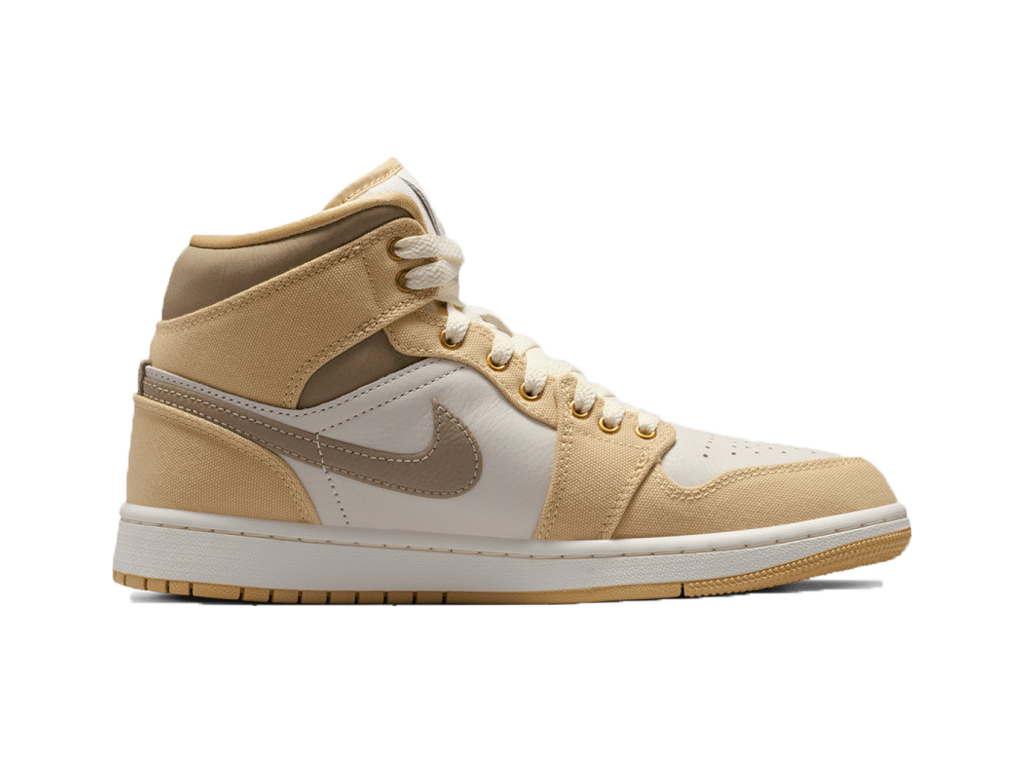 Jordan 1 Mid Khaki Sesame (Womens)-Nike-pikastore.cz