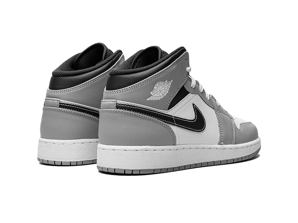 Air Jordan Jordan 1 Mid Light Smoke Grey (GS) – sneakers – foto 4 di 5