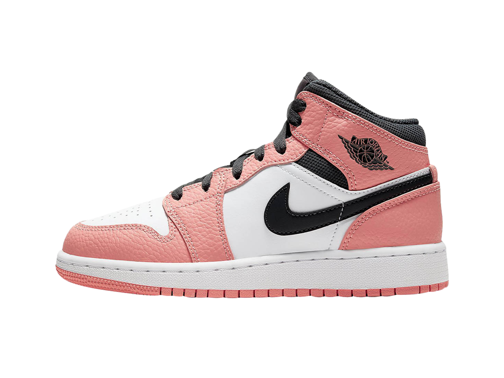 Air Jordan Jordan 1 Mid Pink Quartz (GS) – tenisky