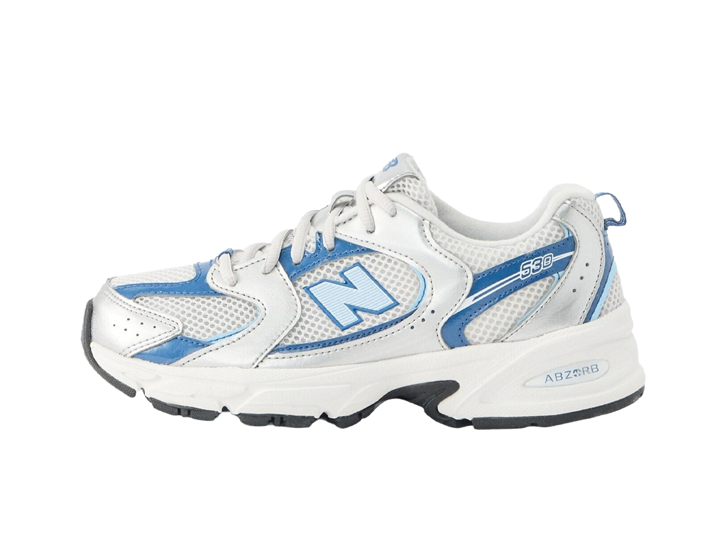 New Balance Grey Blue GS-New Balance-pikastore.cz