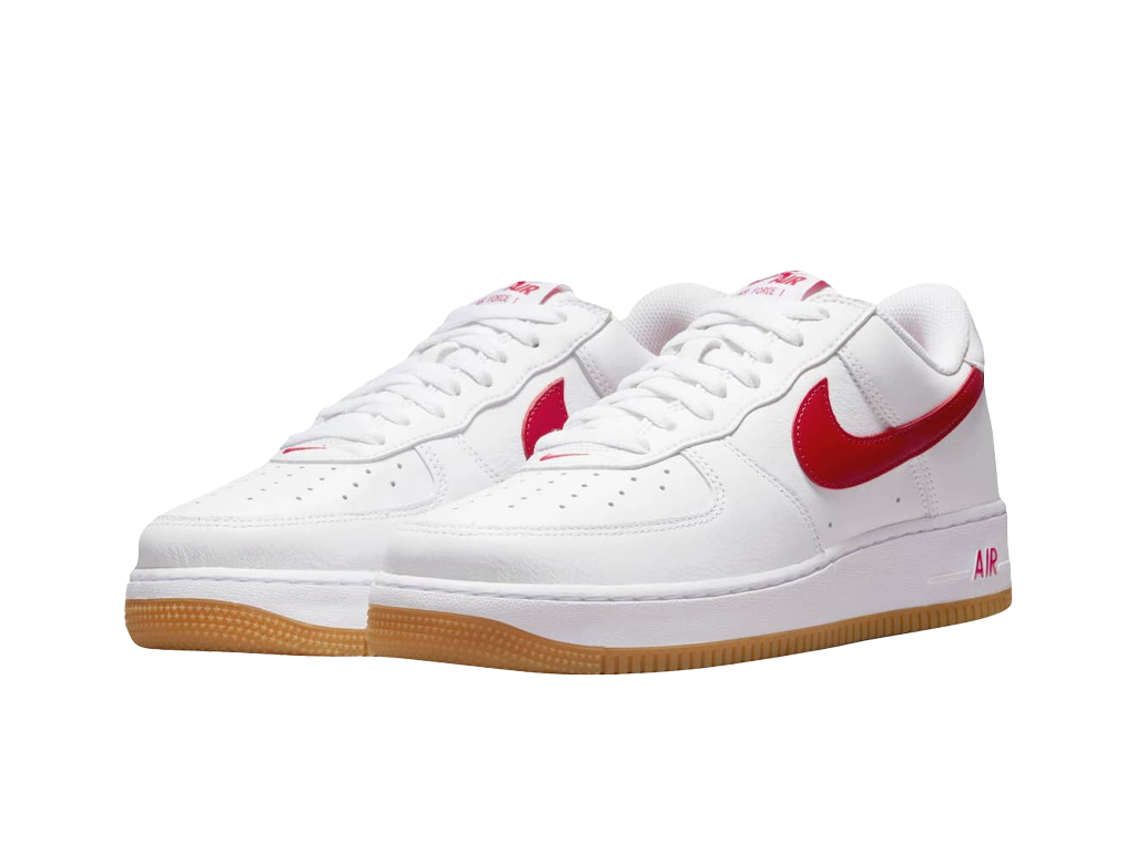 Nike Air Force 1 Low Color of the Month - White University Red-Nike-pikastore.cz