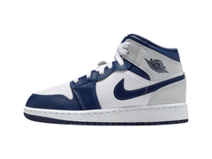 Nike Air Jordan 1 Mid GS Smoke Gray Obsidian