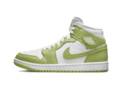 Nike Air Jordan 1 Mid Green Python (Women's)