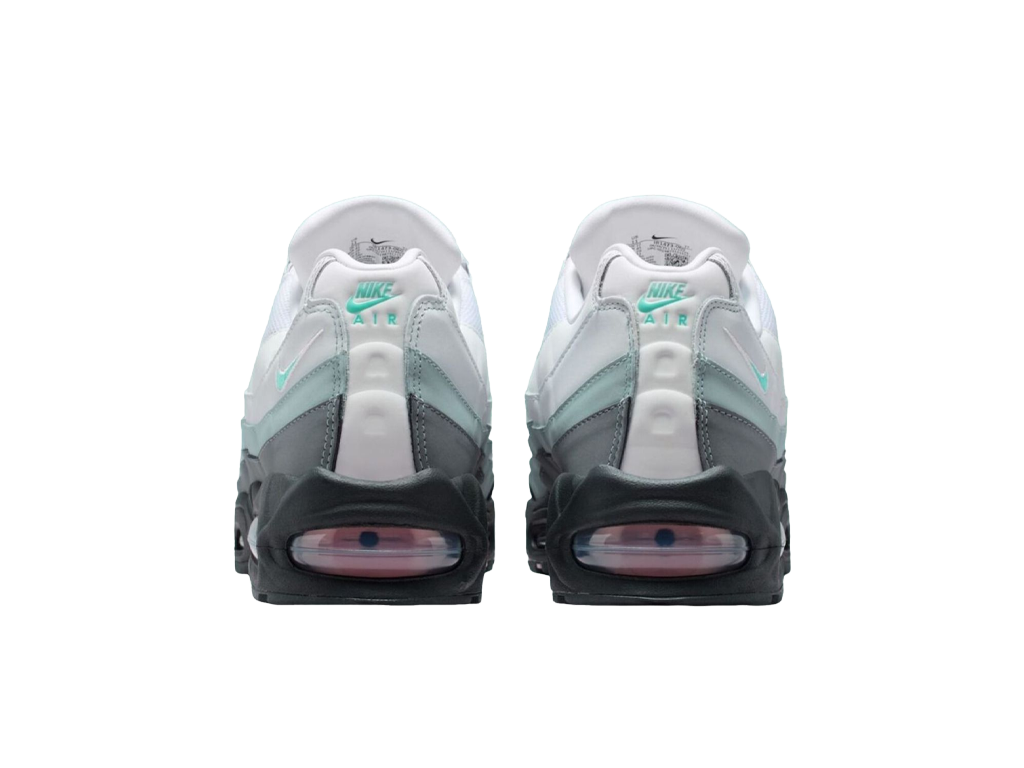 Nike Air Max 95 Big Bubble - White Hyper Turquoise – tenisky – fotka 4 z 5