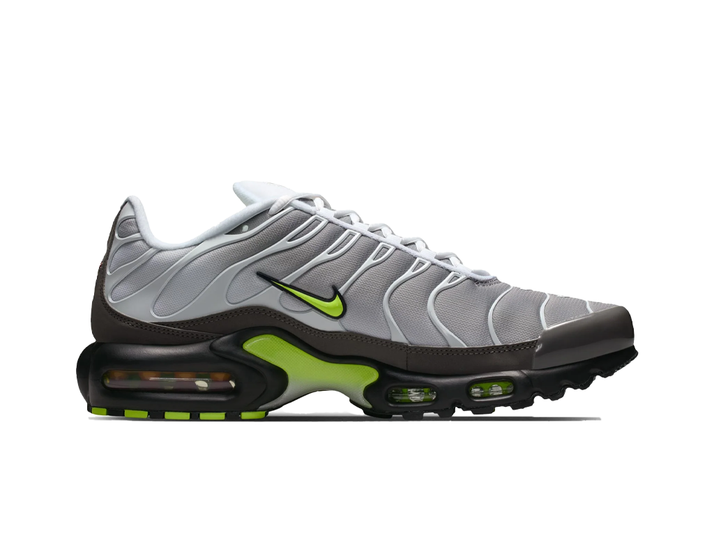Nike Air Max Plus White Pearl Grey Neon – tenisky – fotka 3 z 5