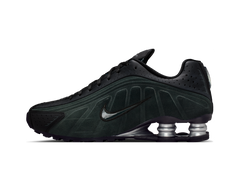 Nike Shox R4 Black Silver Seaweed (Womens)