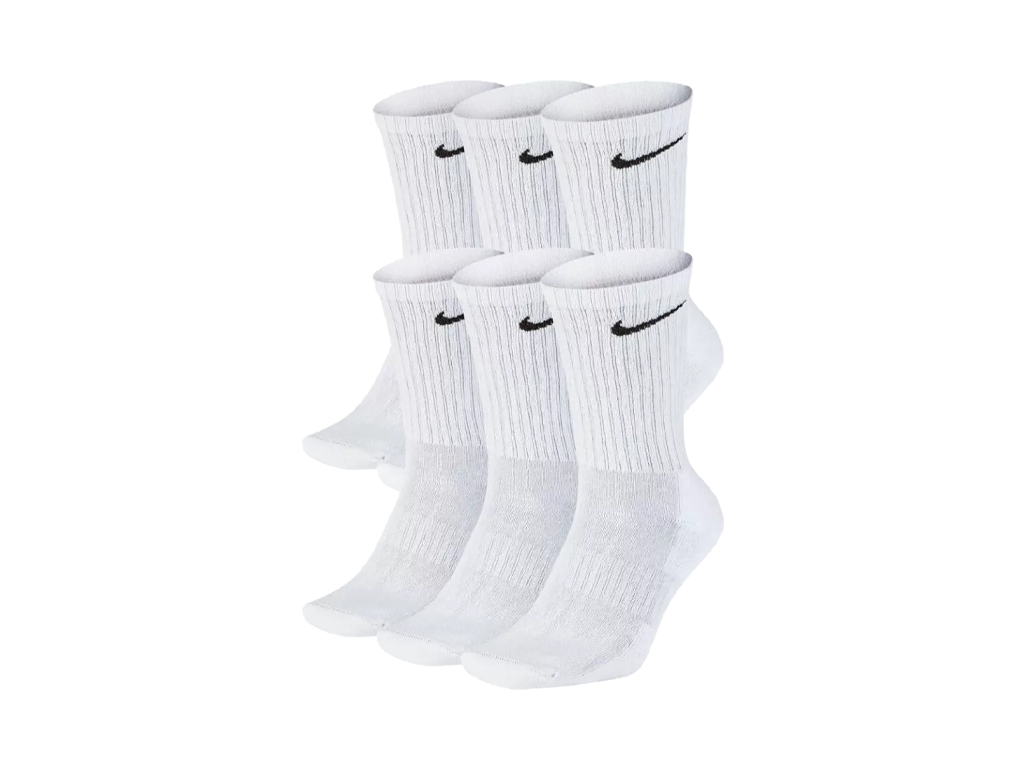Nike Six Pack White Socks-Apparel & Accessories-Pikastore-pikastore.cz