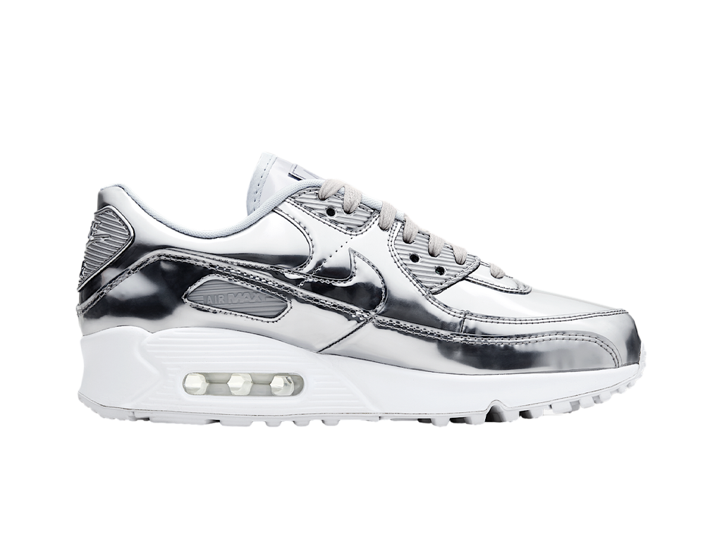 Nike Wmns Air Max 90 Metallic Pack - Chrome – кросівки – фото 3 з 5