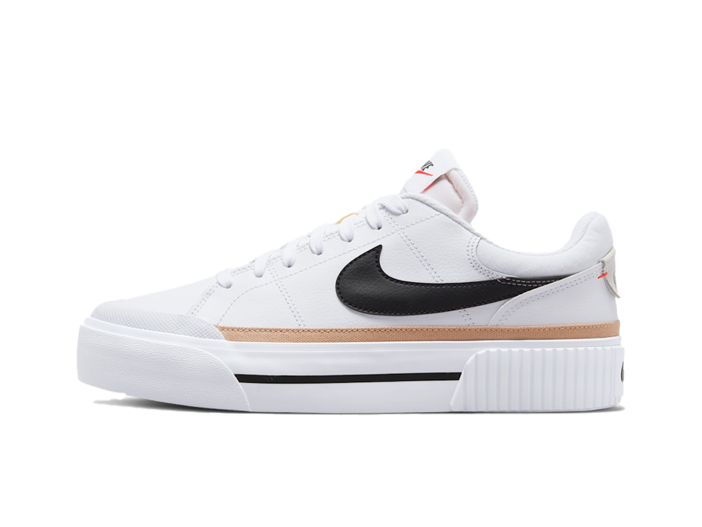 Nike Wmns Court Legacy Lift White Hemp – tenisky, bílá