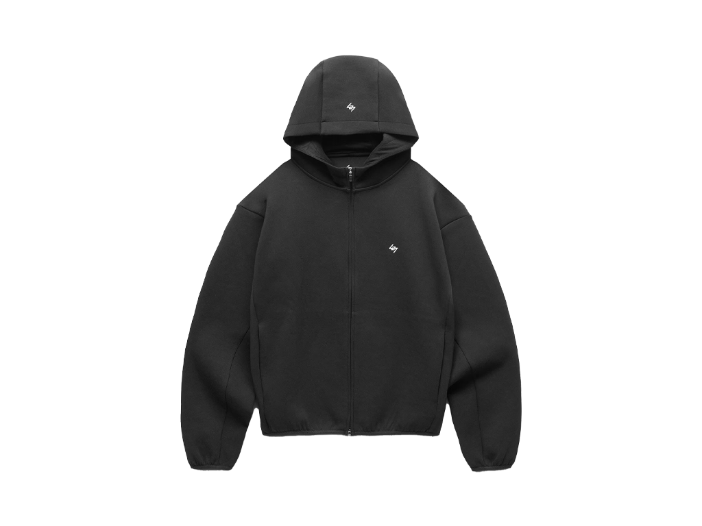 Represent 247 Form Zip Hoodie Jet Black