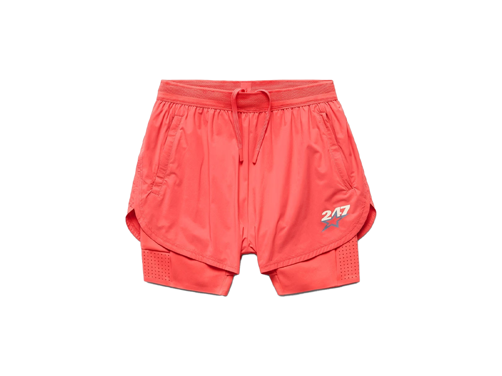 Represent 247 Hybrid 2-In-1 Short Racing Red