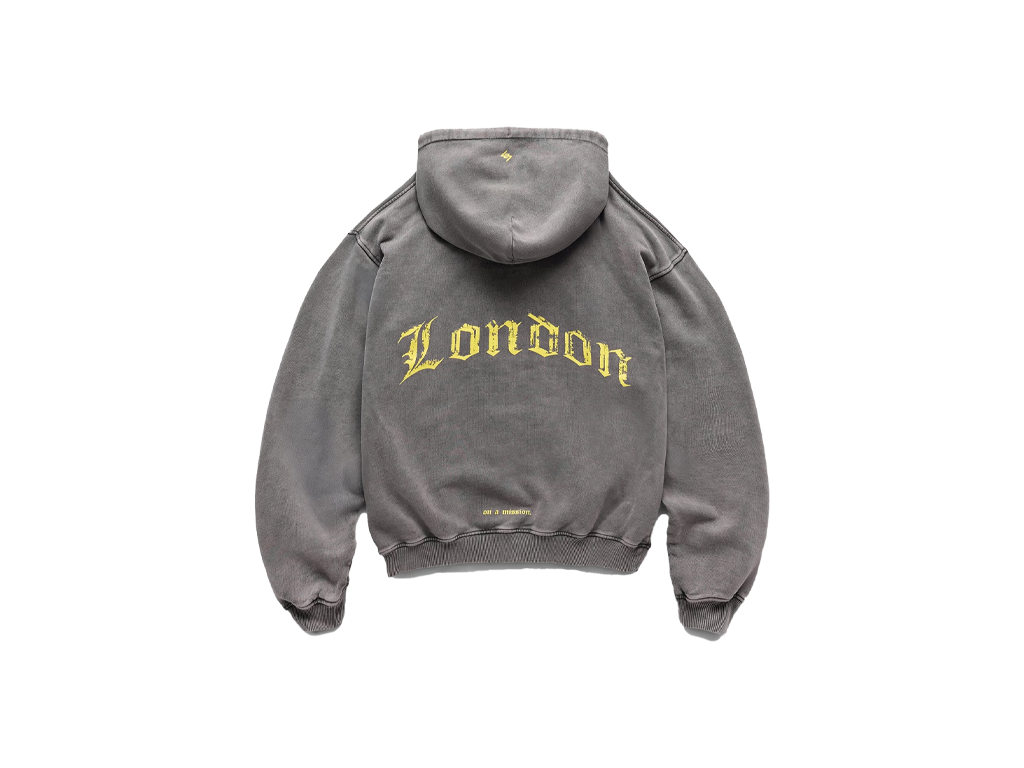Represent 247 London Hoodie Aged Grey