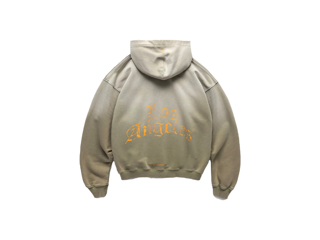 Represent 247 Los Angeles Hoodie Aged Khaki