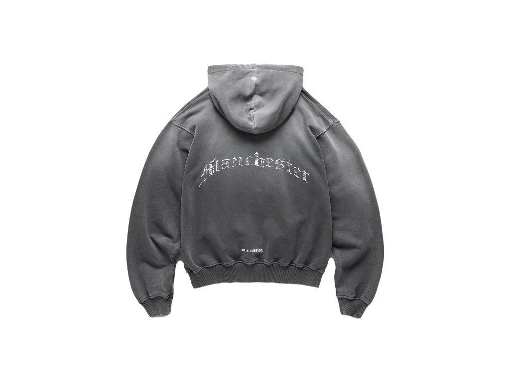 Represent 247 Manchester Hoodie Aged Black