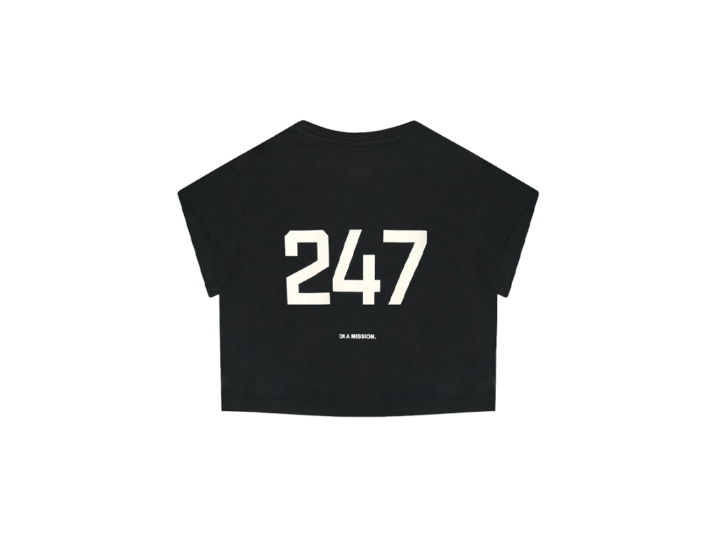Represent 247 Micro Cap Sleeve T-Shirt Black