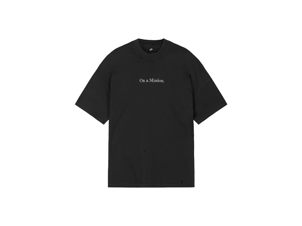 Represent 247 On A Mission T-Shirt Jet Black-Represent-pikastore.cz