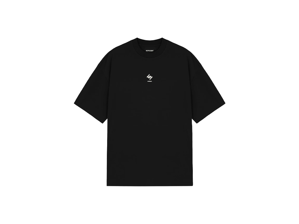 Represent 247 Oversized T-Shirt Jet Black-Represent-pikastore.cz