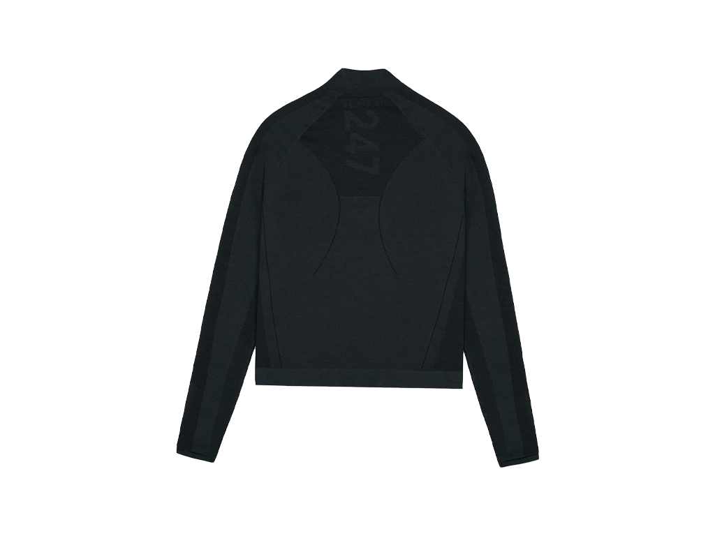 Represent 247 Sculpt Seamless Quarter Zip Jacket Black-Represent-pikastore.cz