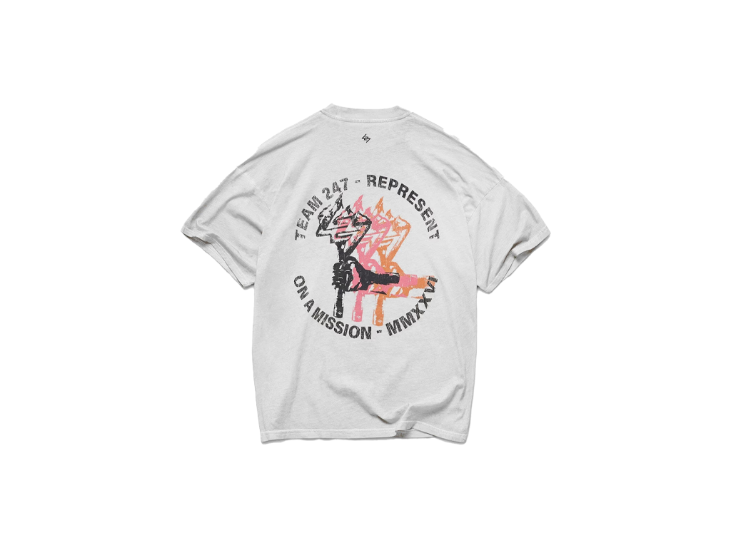 Represent 247 Torch Boxy T-Shirt Bleach Wash-Represent-pikastore.cz