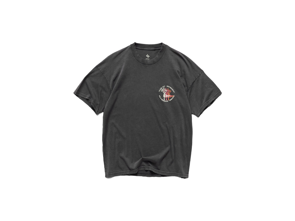 Represent 247 Torch Boxy T-Shirt Washed Black-Represent-pikastore.cz