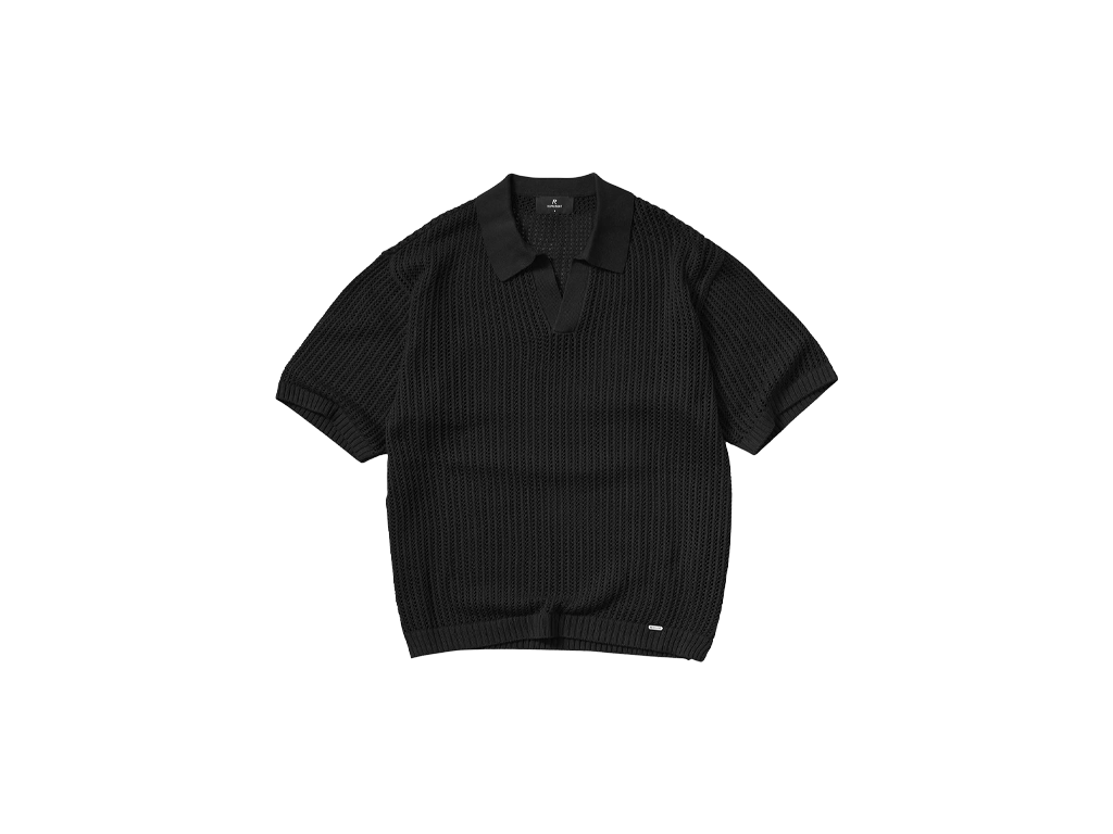 Represent Beverly Knit Polo Jet Black-Represent-pikastore.cz