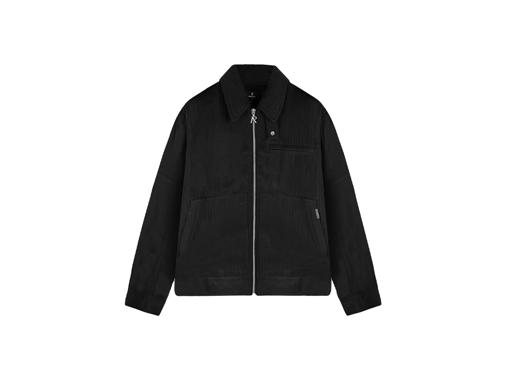 Represent Crinkle Trucker Jacket Black