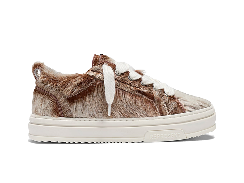 Represent HTN Low Pony Hair Brown – sneakers – foto 3 av 4