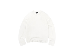 Represent Initial Sheer Rib Long Sleeve T-Shirt Flat White