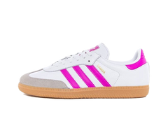 Adidas Samba OG J White Purple Burst Gum