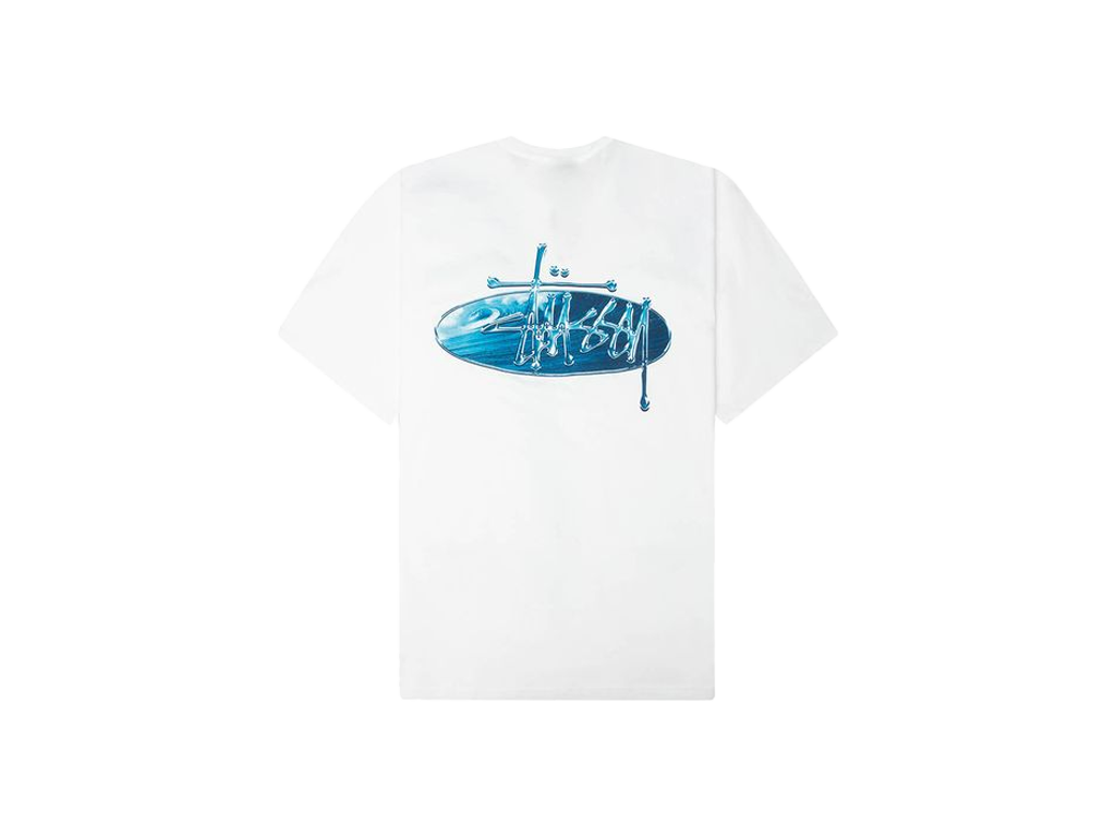 Stussy Wave Oval Tee white