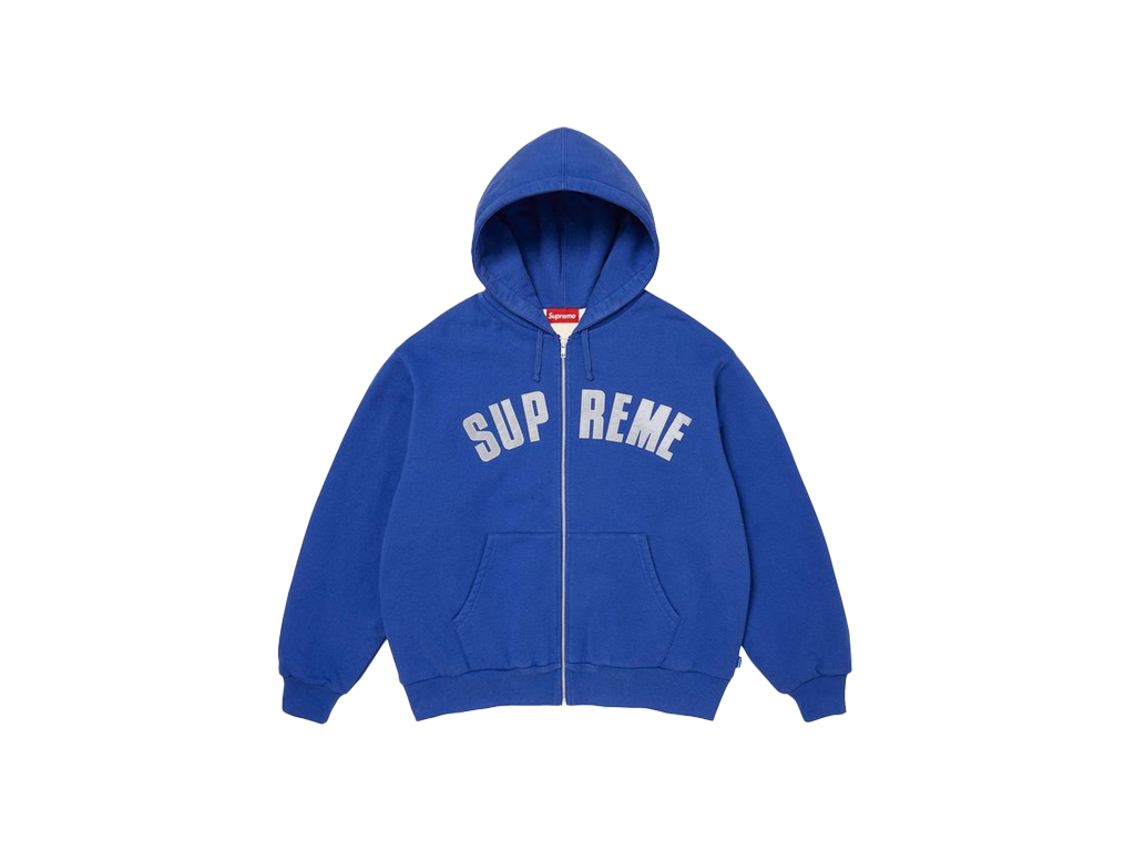 Supreme Arc Thermal Lined Zip Up Hooded Sweatshirt Royal – mikina