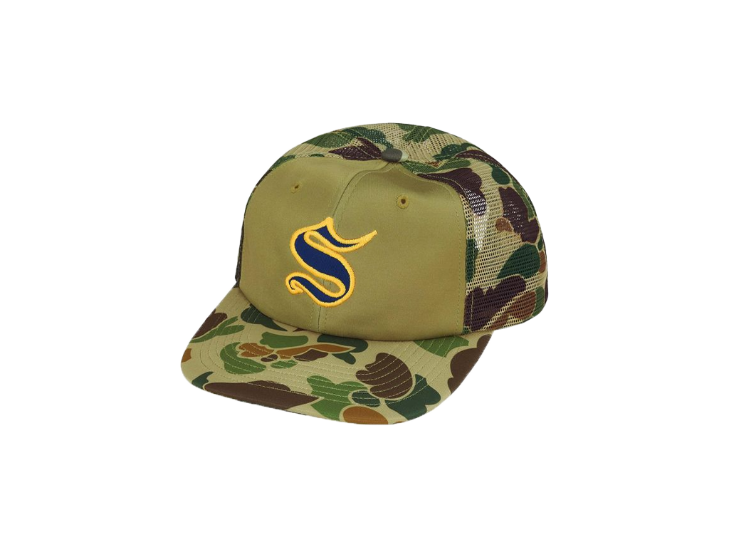 Supreme Contrast S Mesh Back 6-Panel Olive Camo-Supreme-pikastore.cz