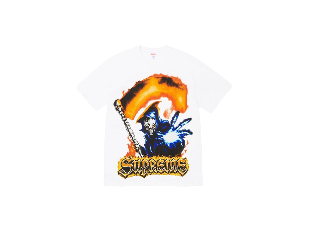 Supreme Grim Reaper Tee White-Supreme-pikastore.cz