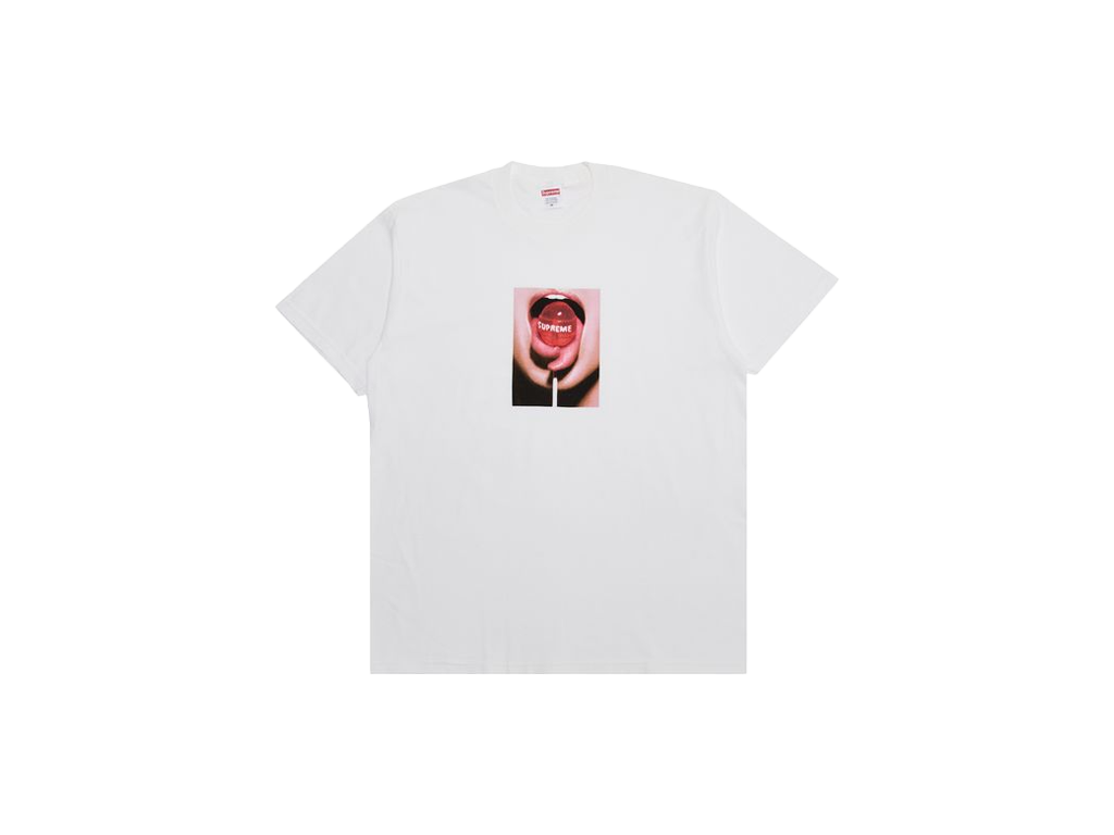 Supreme Lollipop Tee White-Supreme-pikastore.cz