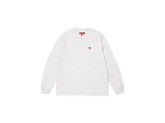 Supreme Small Box T-shirt a maniche lunghe Ash Grey