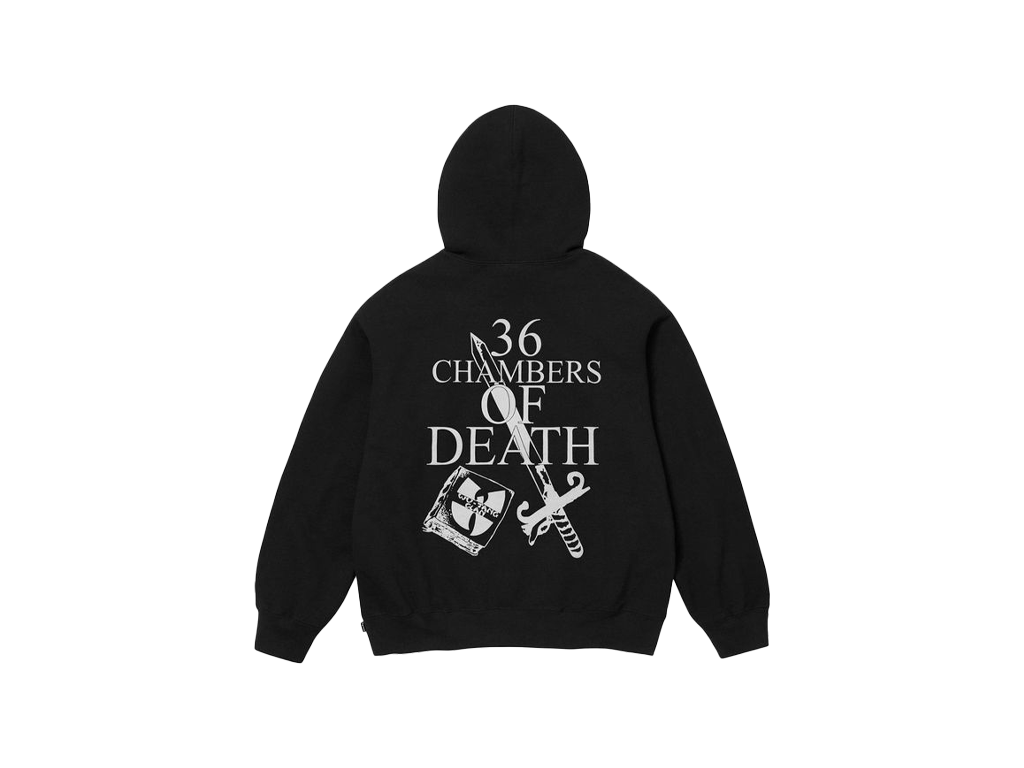 Supreme Wu-Tang Clan Hooded Sweatshirt Black-Supreme-pikastore.cz