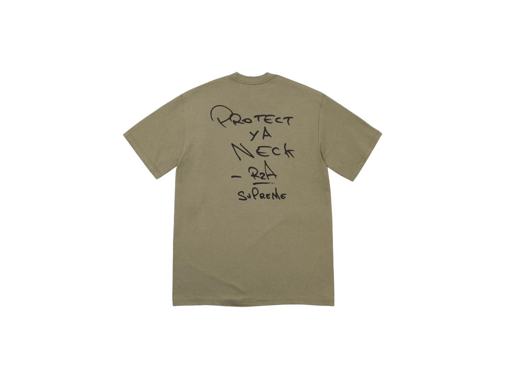 Supreme Wu-Tang Clan RZA Tee Light Olive-Supreme-pikastore.cz