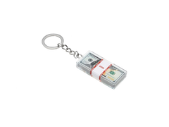 Supreme Cash Paperweight Keychain Clear