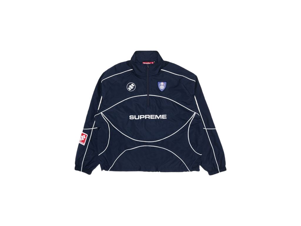 Supreme Reflective Piping Pullover Navy-Supreme-pikastore.cz