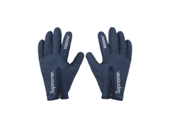 Supreme WINDSTOPPER Zip Gloves Navy