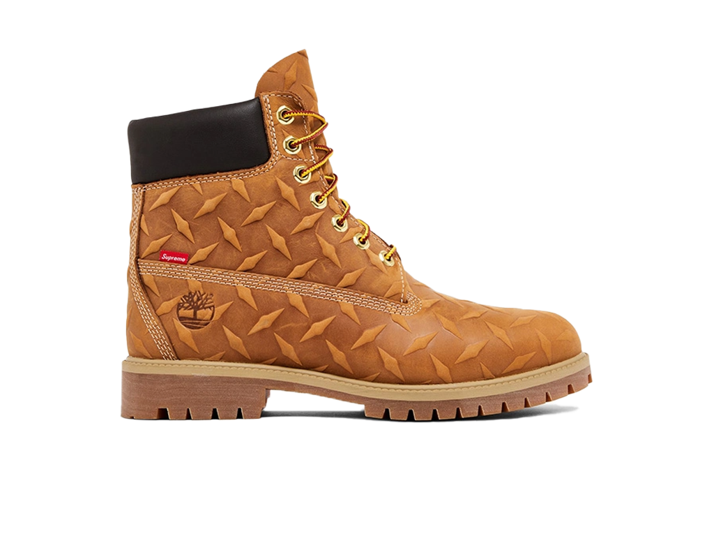 Timberland 6" Premium Waterproof Boot Supreme Diamond Plate Wheat – skor – foto 3 av 5