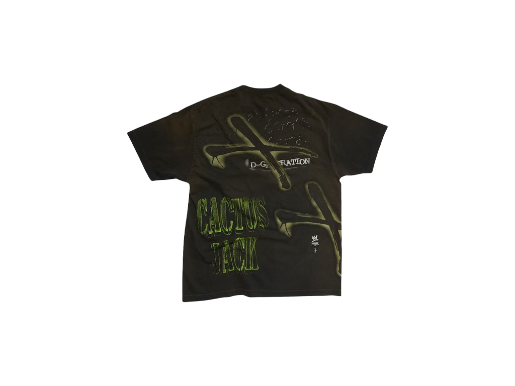 Travis Scott x WWE Two Words DX Tee Black